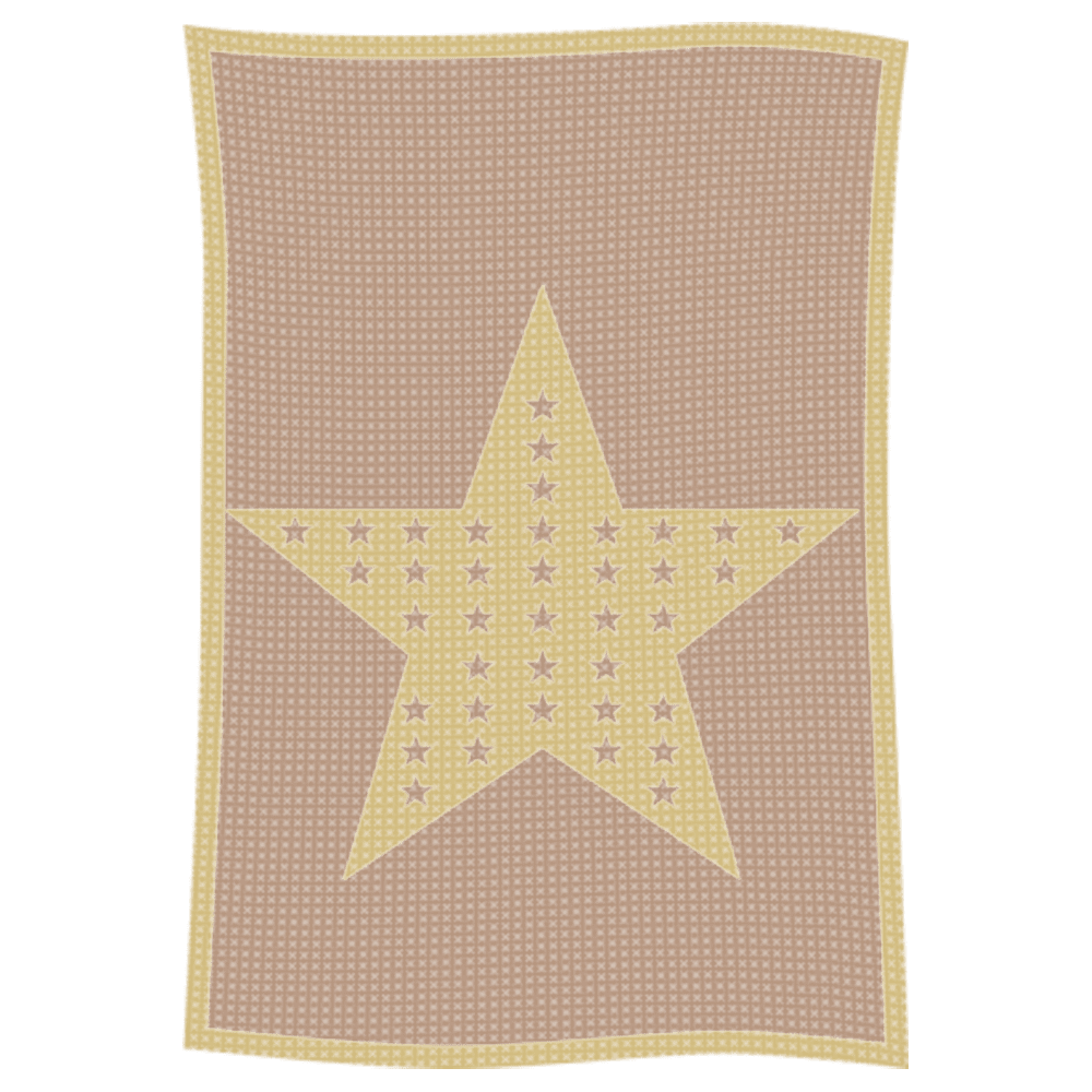Metallic Star on Star Name Blanket - Image 19