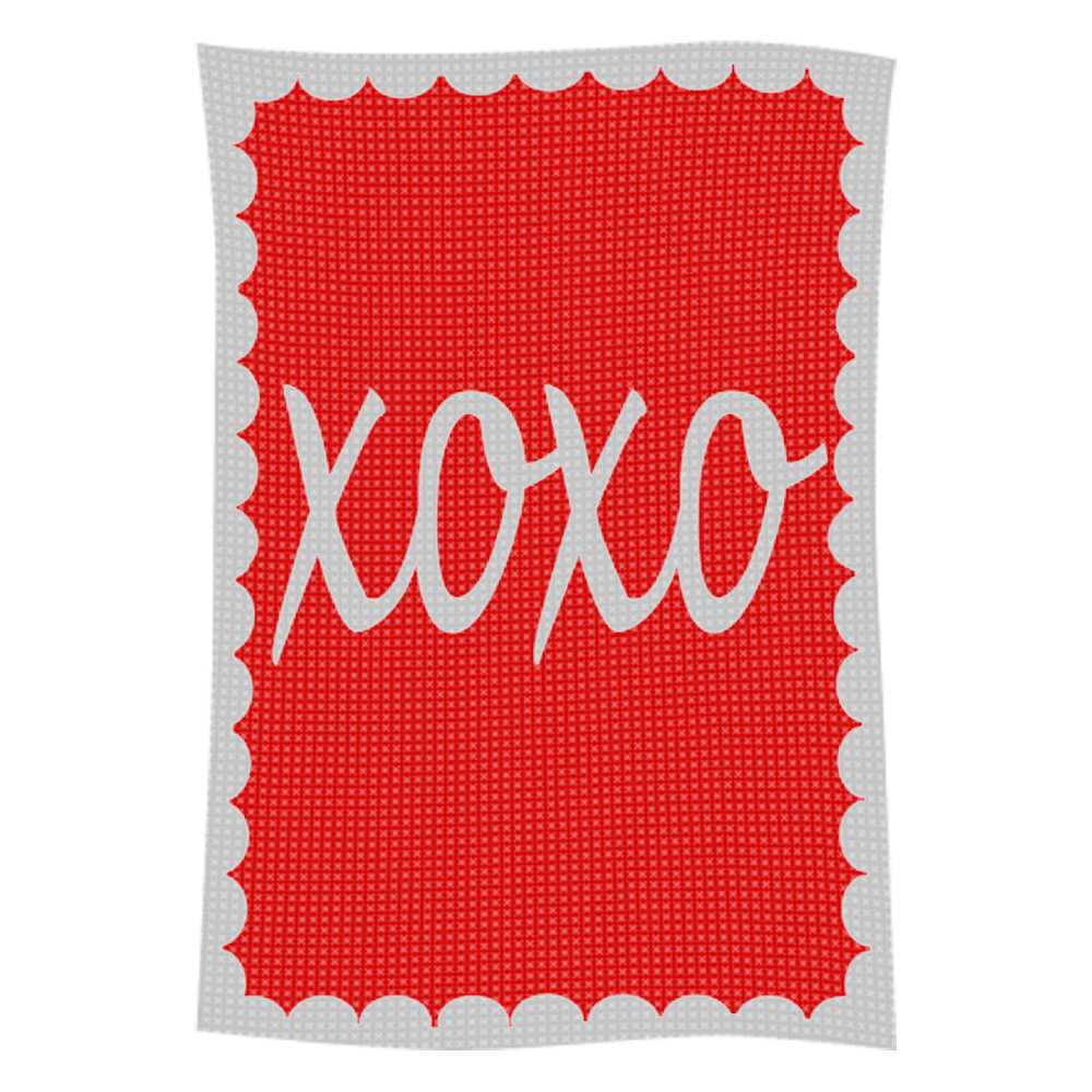 Metallic Hugs & Kisses Name Blanket - Image 16