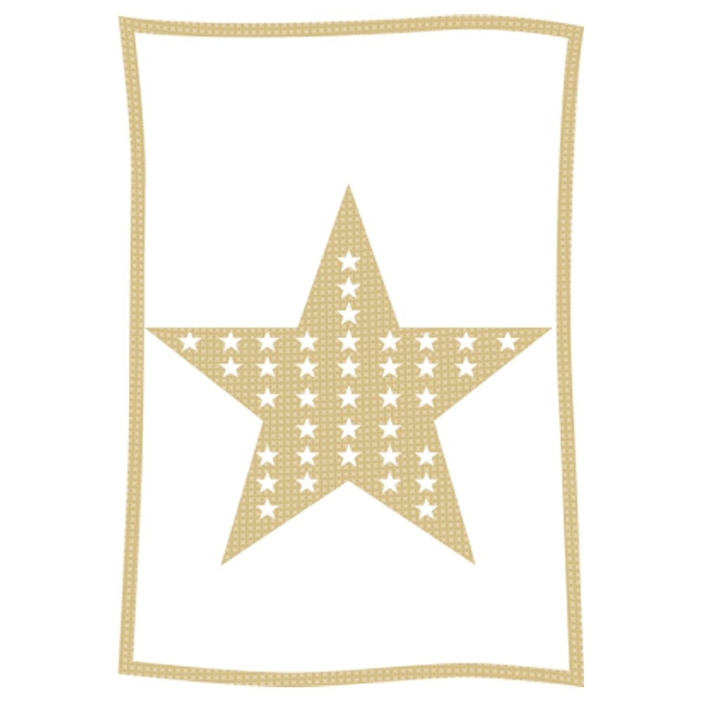 Metallic Star on Star Name Blanket - Image 2