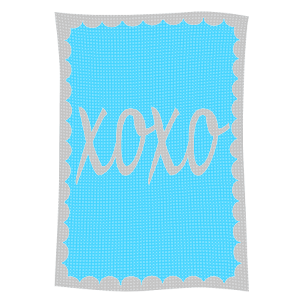 Metallic Hugs & Kisses Name Blanket - Image 14