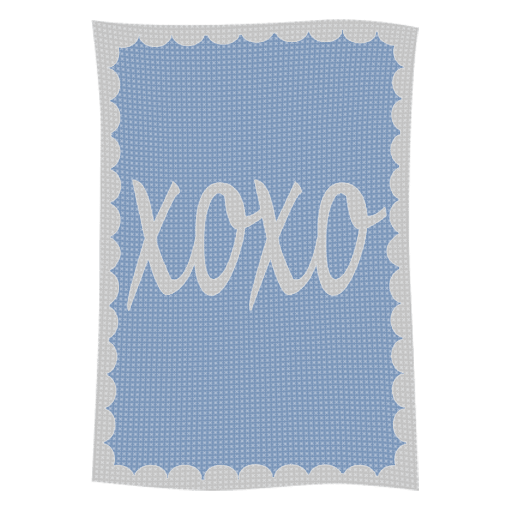 Metallic Hugs & Kisses Name Blanket - Image 13