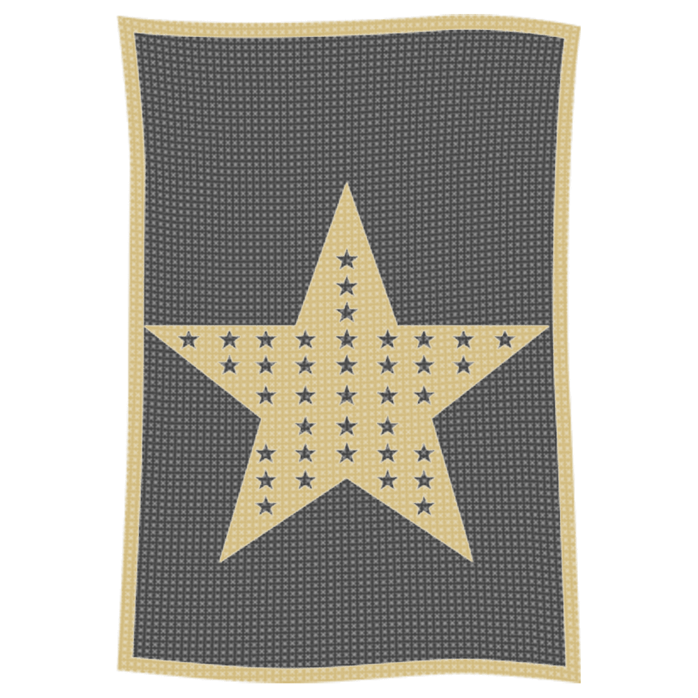 Metallic Star on Star Name Blanket - Image 5