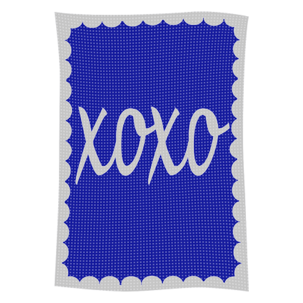 Metallic Hugs & Kisses Name Blanket - Image 12