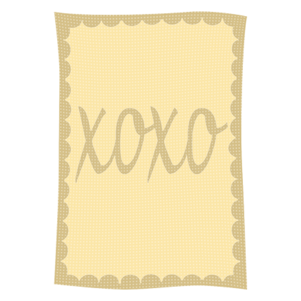 Metallic Hugs & Kisses Name Blanket - Image 54