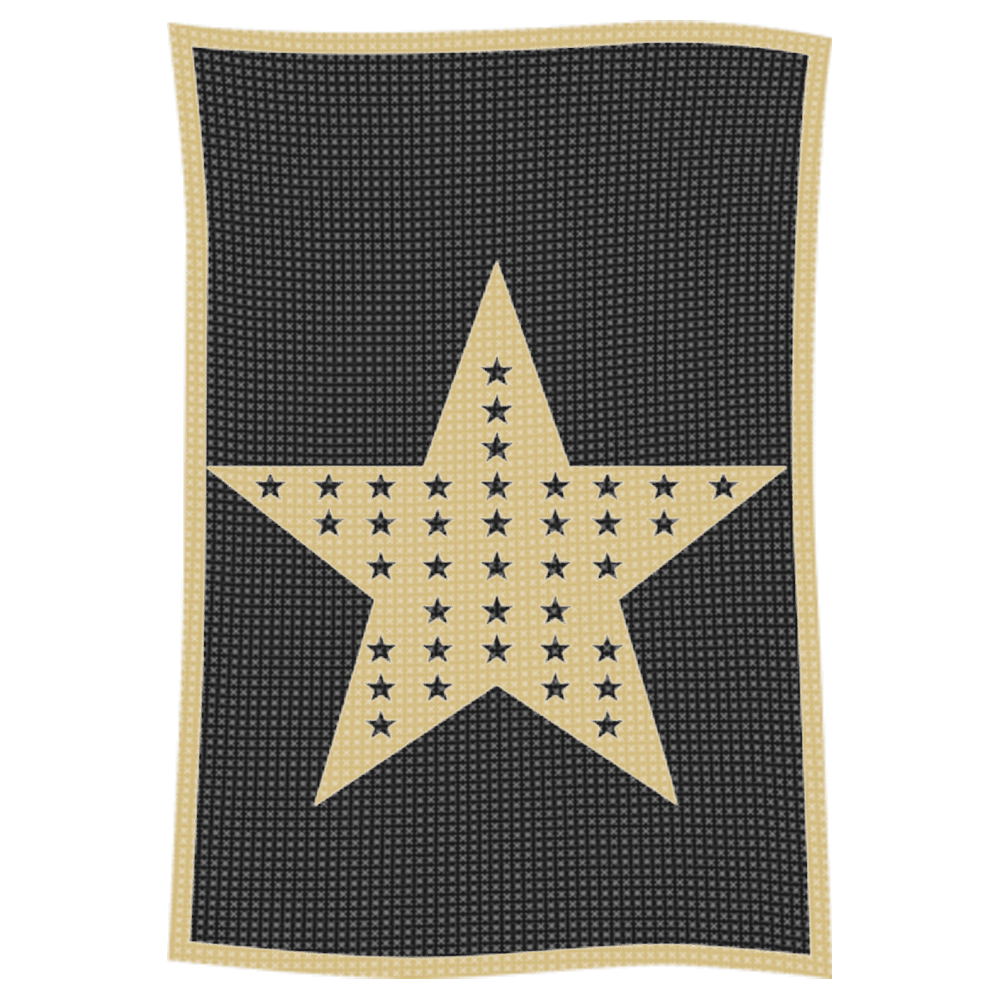 Metallic Star on Star Name Blanket - Image 6