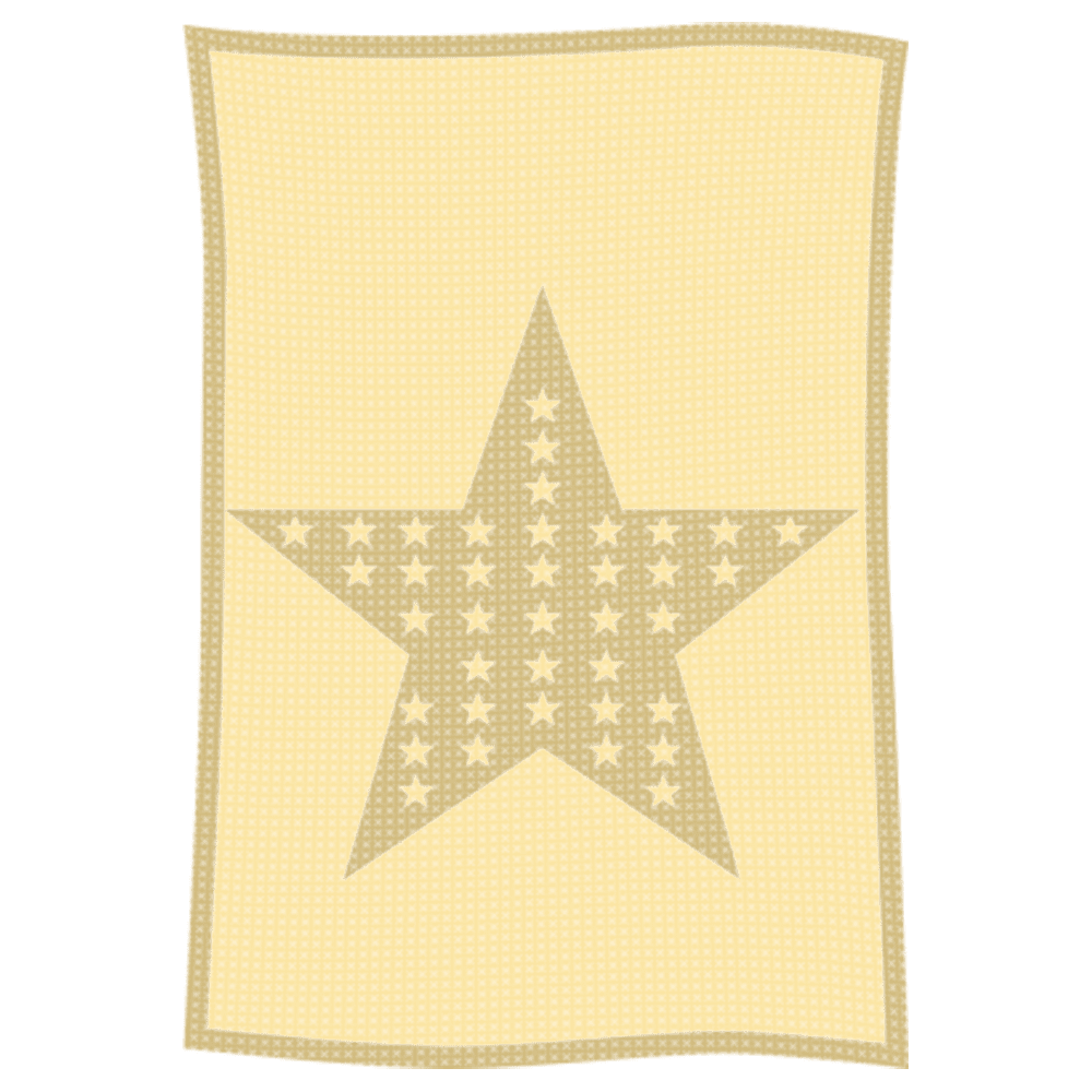 Metallic Star on Star Name Blanket - Image 7