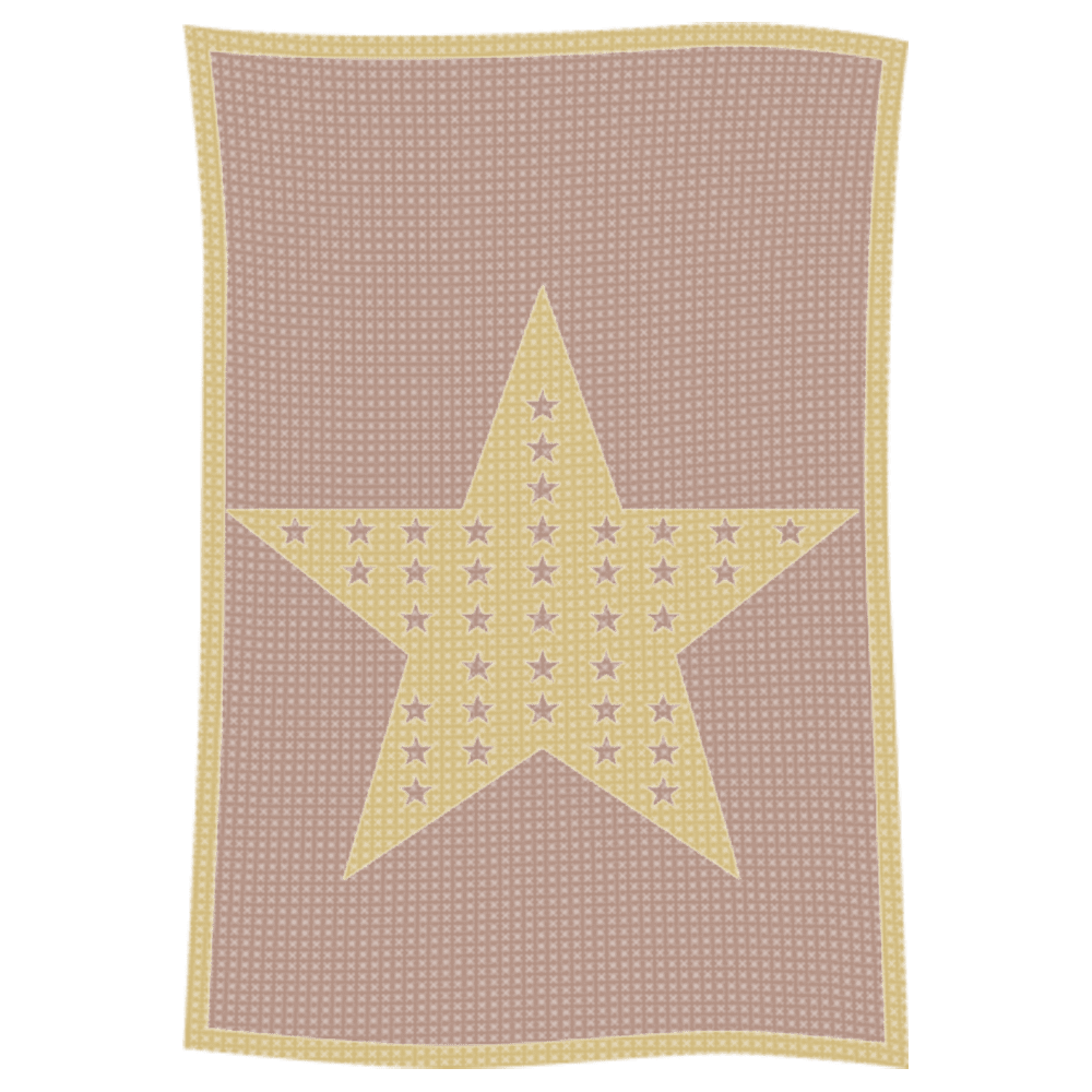 Metallic Star on Star Name Blanket - Image 9