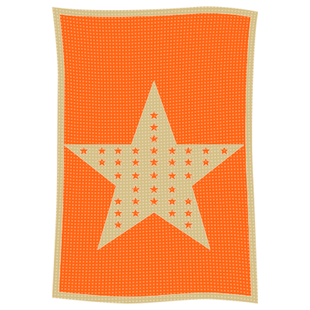 Metallic Star on Star Name Blanket - Image 10