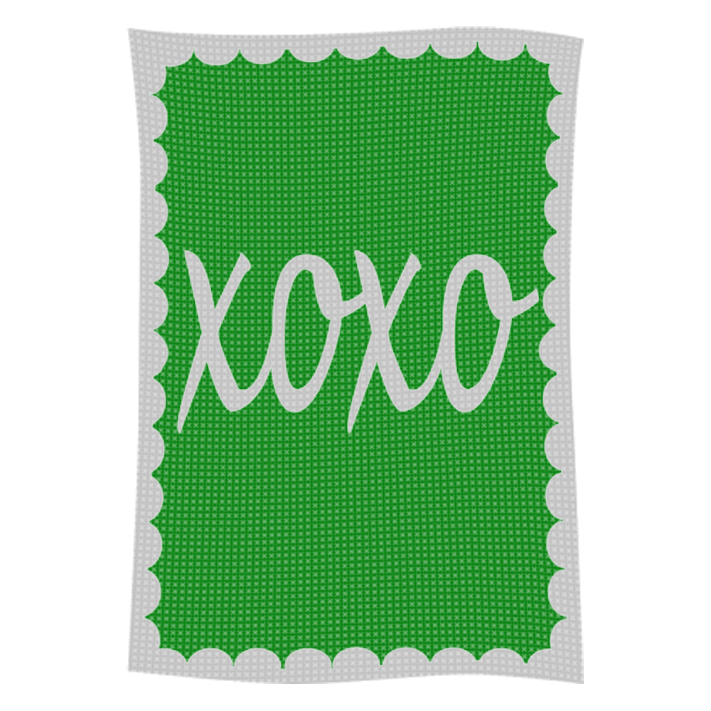 Metallic Hugs & Kisses Name Blanket - Image 7