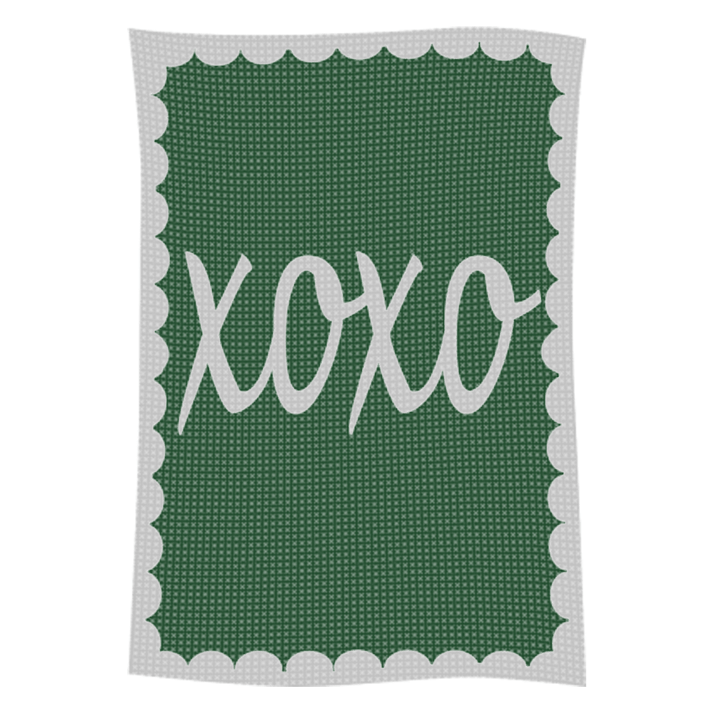 Metallic Hugs & Kisses Name Blanket - Image 6