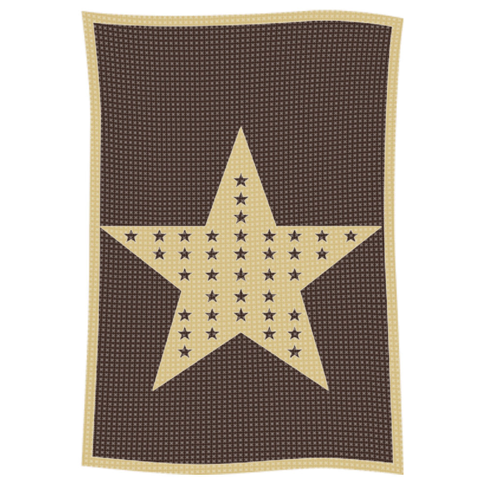 Metallic Star on Star Name Blanket - Image 12