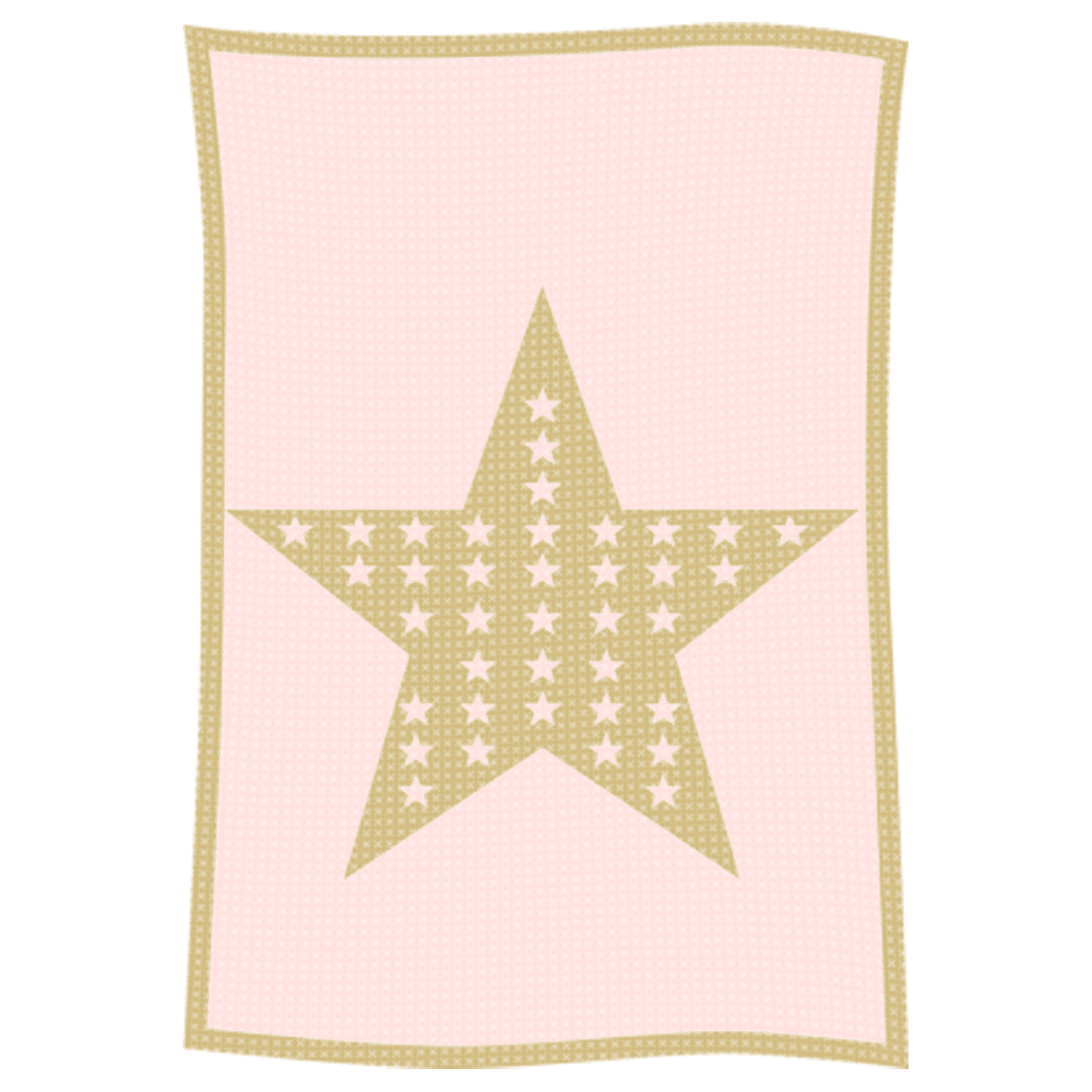 Metallic Star on Star Name Blanket - Image 14