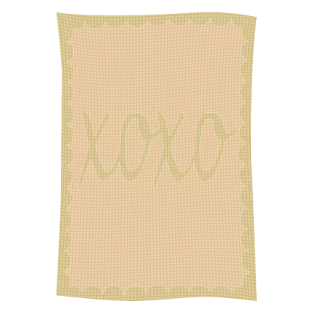 Metallic Hugs & Kisses Name Blanket - Image 53
