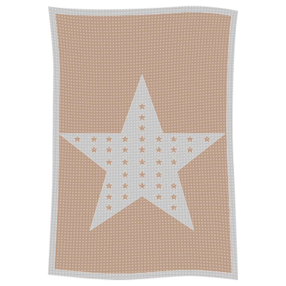 Metallic Star on Star Name Blanket - Image 59