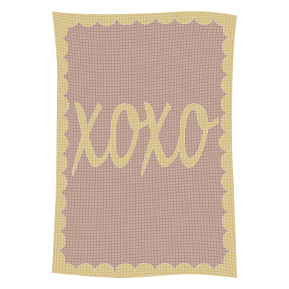 Metallic Hugs & Kisses Name Blanket - Image 52