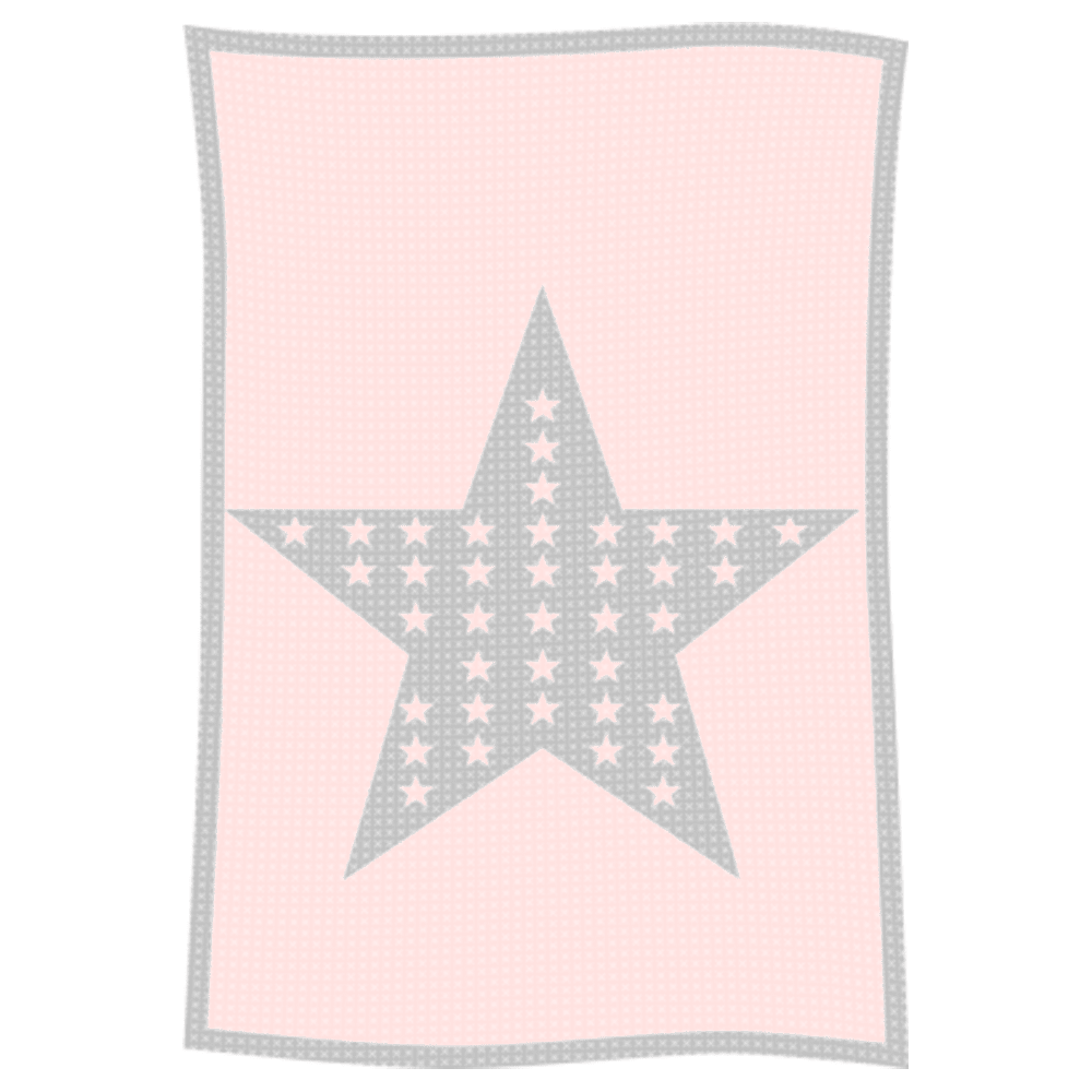 Metallic Star on Star Name Blanket - Image 43