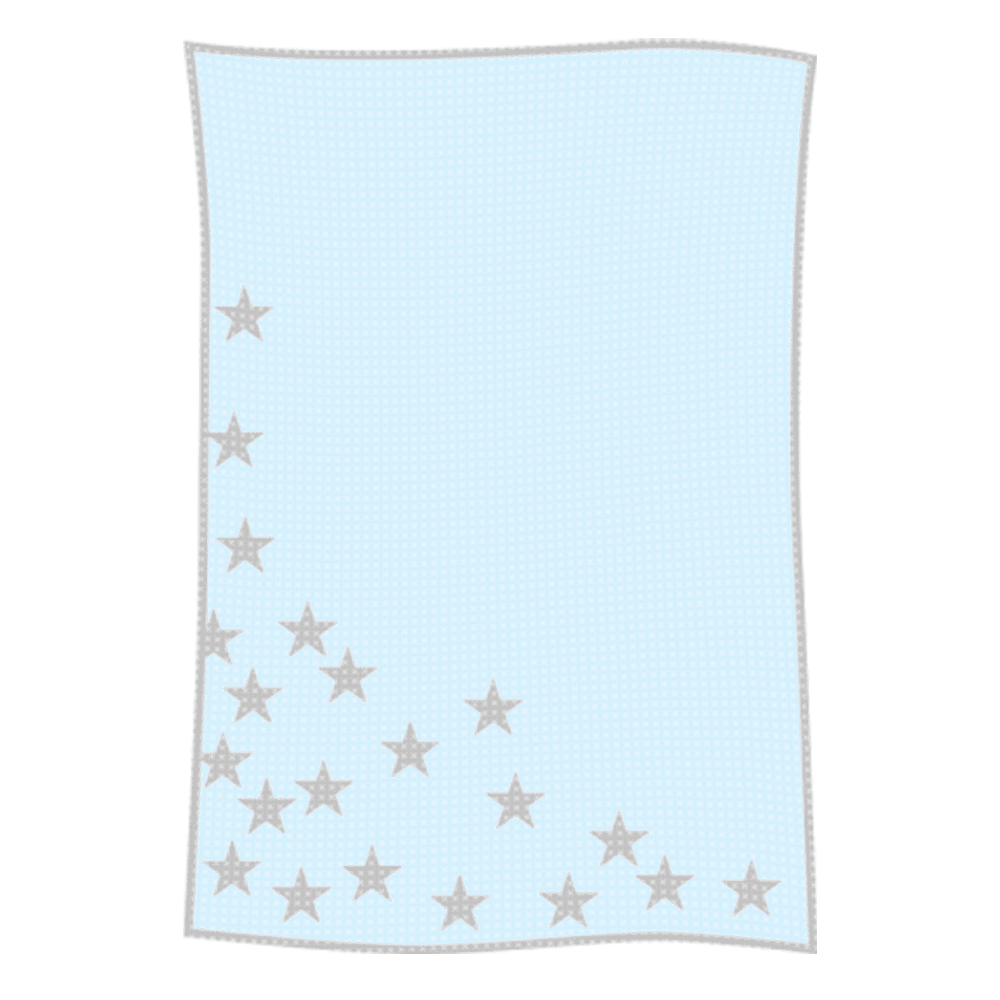 Metallic Sprinkled Stars Name Blanket - Image 48