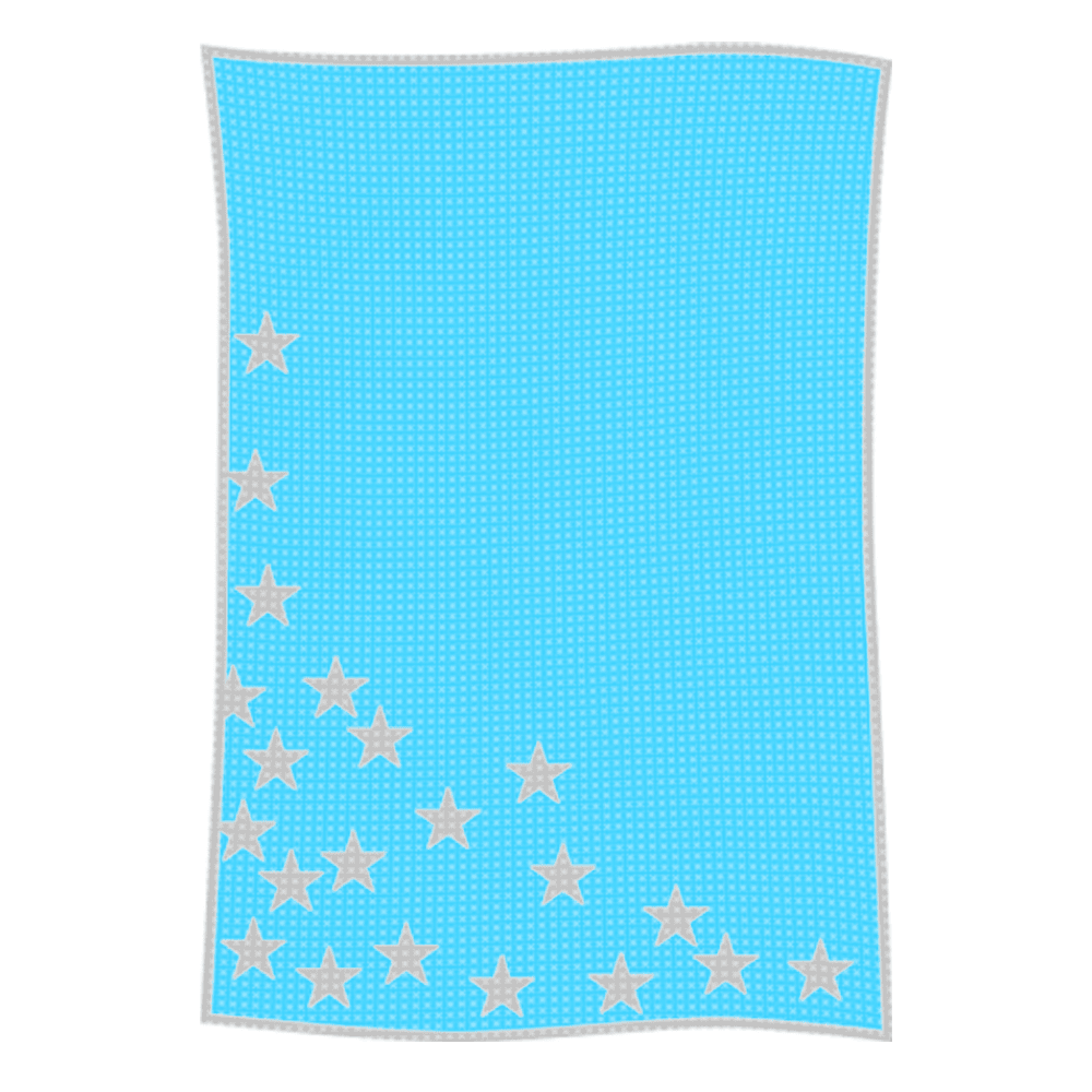 Metallic Sprinkled Stars Name Blanket - Image 49