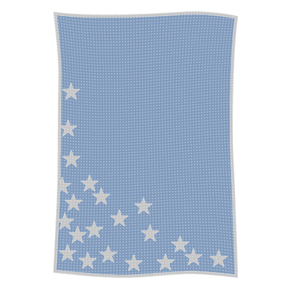 Metallic Sprinkled Stars Name Blanket - Image 50