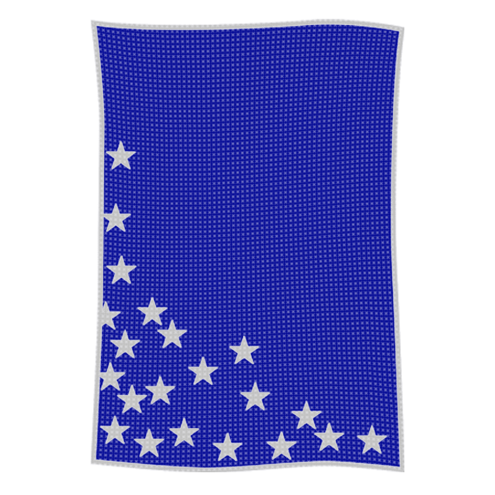 Metallic Sprinkled Stars Name Blanket - Image 51