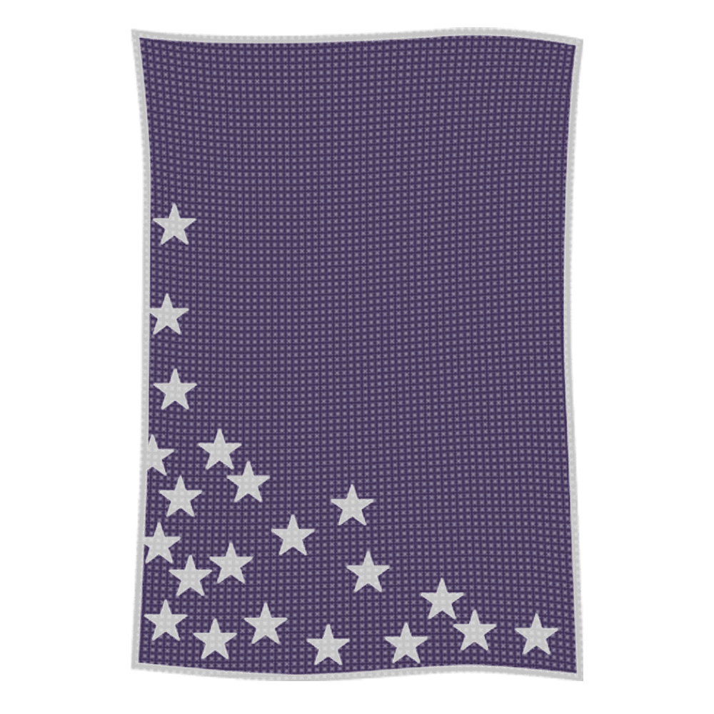 Metallic Sprinkled Stars Name Blanket - Image 52