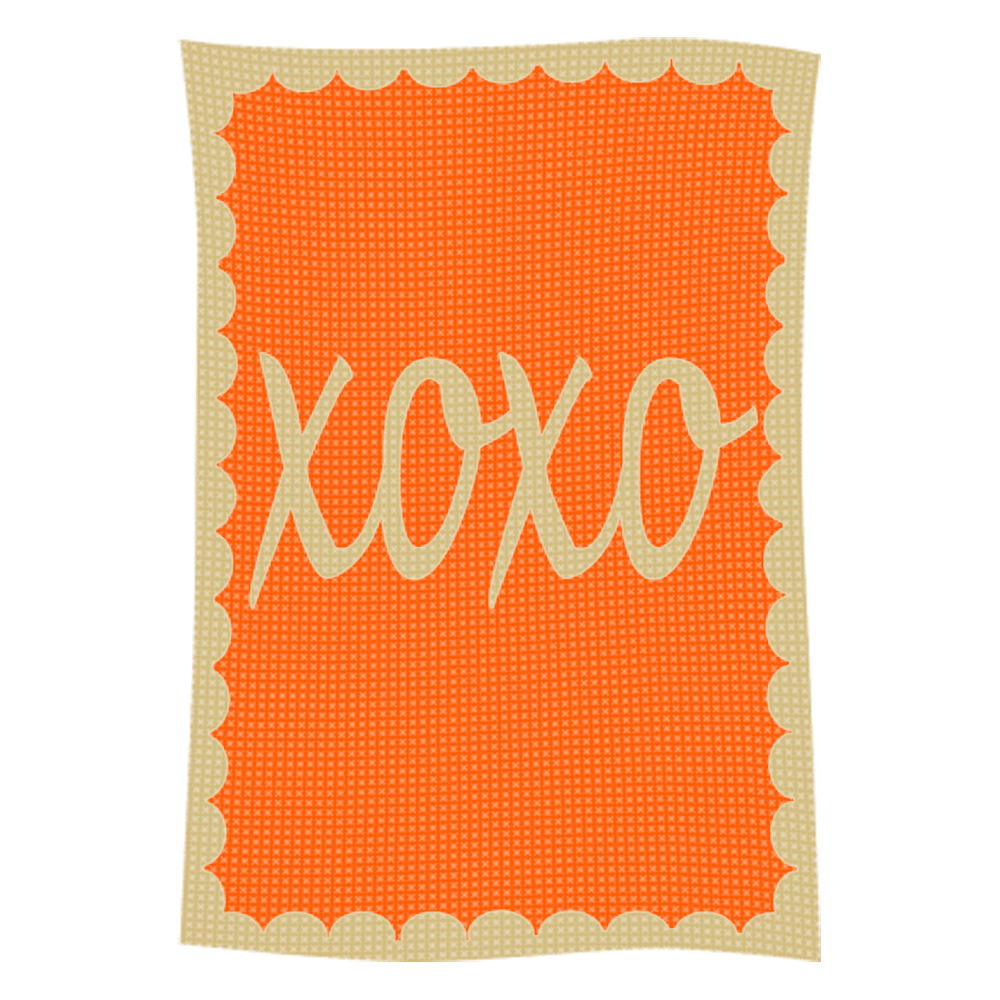 Metallic Hugs & Kisses Name Blanket - Image 51