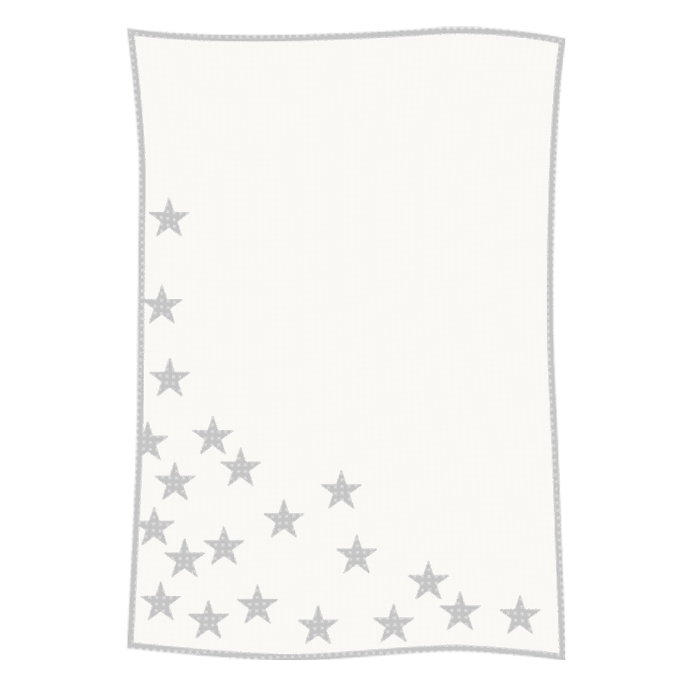 Metallic Sprinkled Stars Name Blanket - Image 32