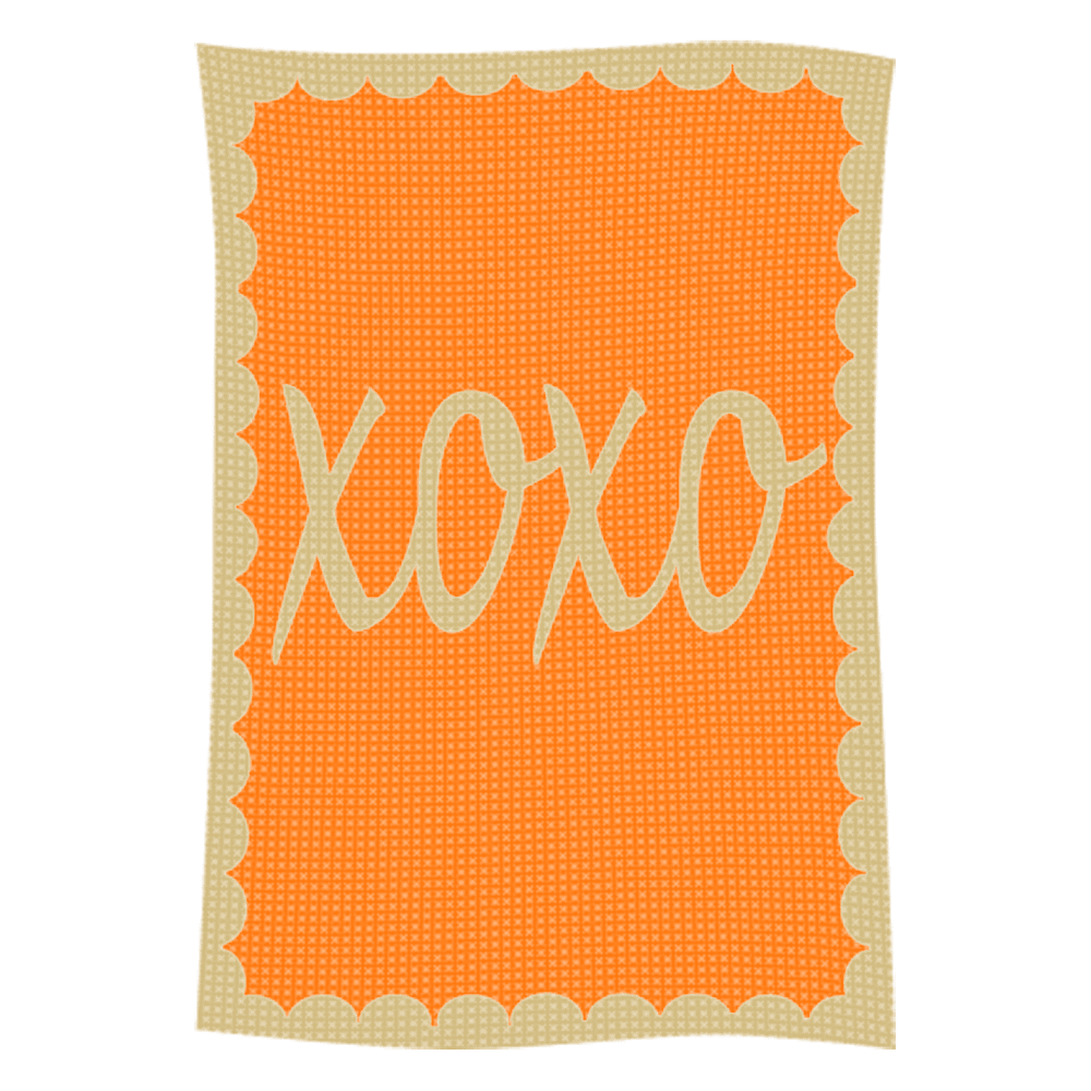 Metallic Hugs & Kisses Name Blanket - Image 50