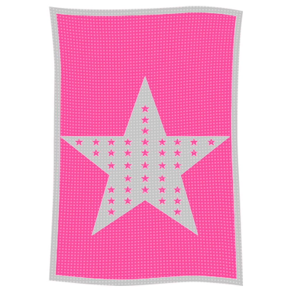 Metallic Star on Star Name Blanket - Image 45