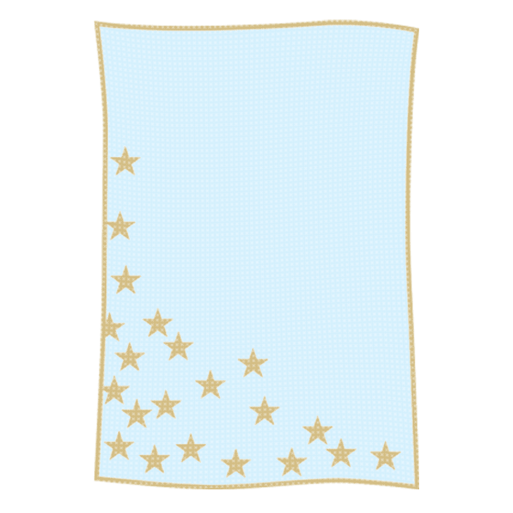Metallic Sprinkled Stars Name Blanket - Image 22