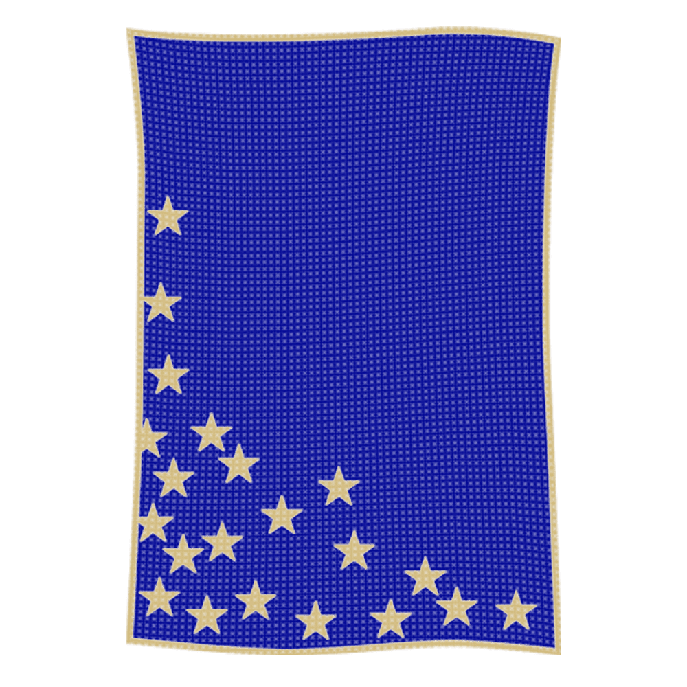 Metallic Sprinkled Stars Name Blanket - Image 25