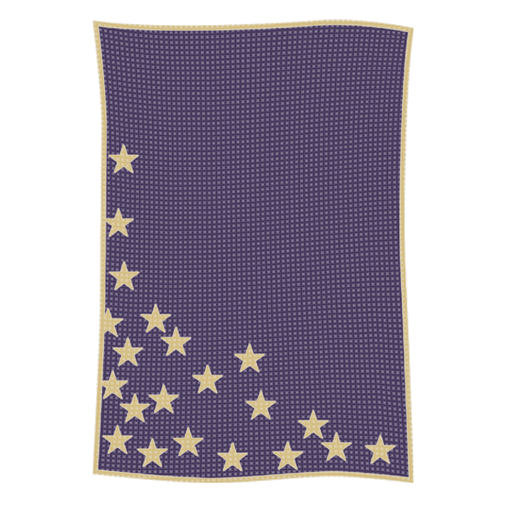Metallic Sprinkled Stars Name Blanket - Image 26