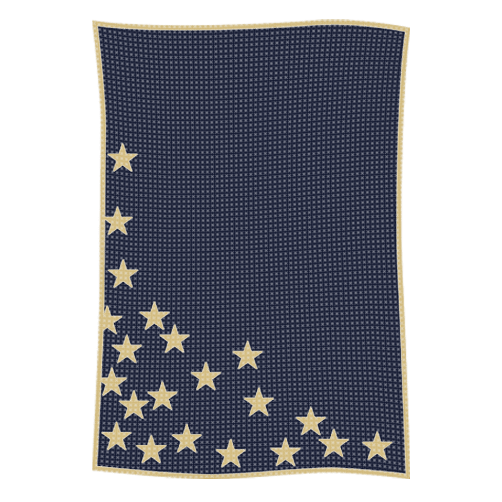 Metallic Sprinkled Stars Name Blanket - Image 27